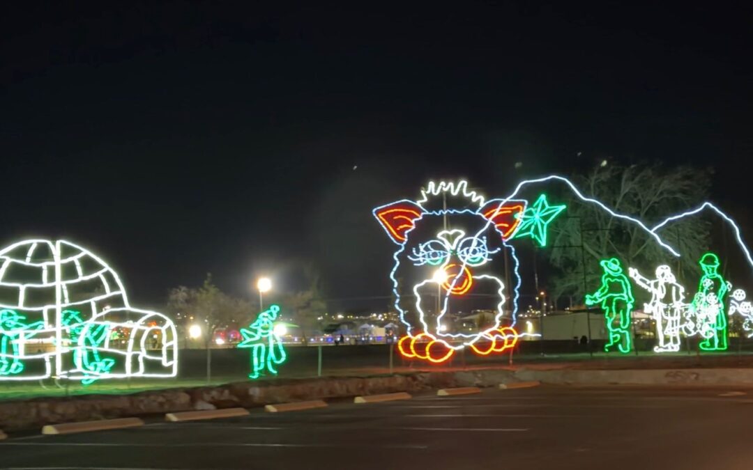 Luces Navideñas Brillan en el Parque Ascarate: Desfile Canino y Show de Drones en El Paso