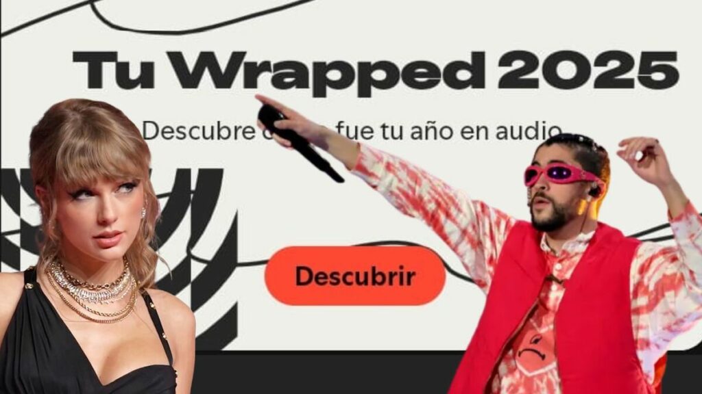 Bad Bunny Encabeza el Spotify Wrapped 2025: Huntrix y Taylor Swift Completan el Top Global