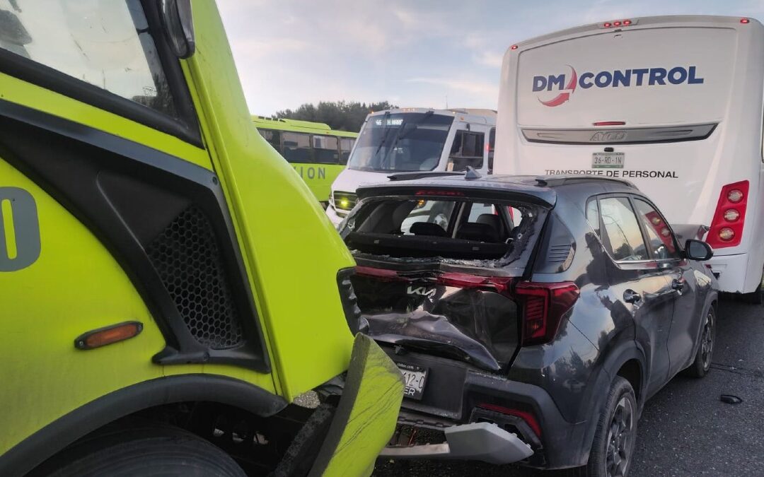 Impactante accidente en la carretera Saltillo-Zacatecas provoca caos vial y deja 2 lesionados