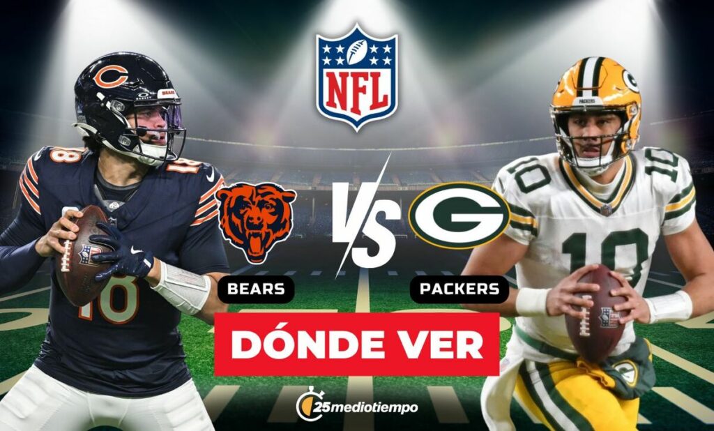 Chicago Bears y Green Bay Packers: Cómo y dónde ver el emocionante partido de la Semana 14 de la NFL 2025 EN VIVO
