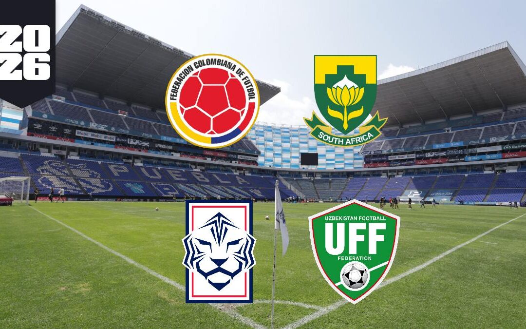 Mundial 2026: Puebla, sede de equipos de Colombia, Corea del Sur, Sudáfrica y Uzbekistán