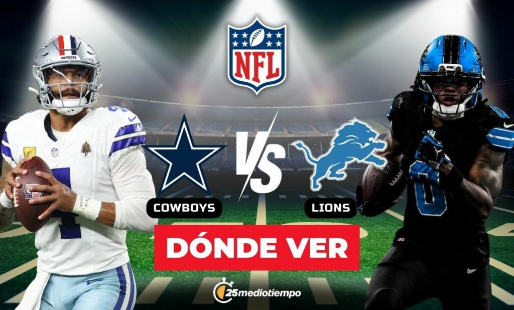 Cowboys vs. Lions: Guía Completa para Ver EN VIVO Thursday Night Football Semana 14 de la NFL 2025
