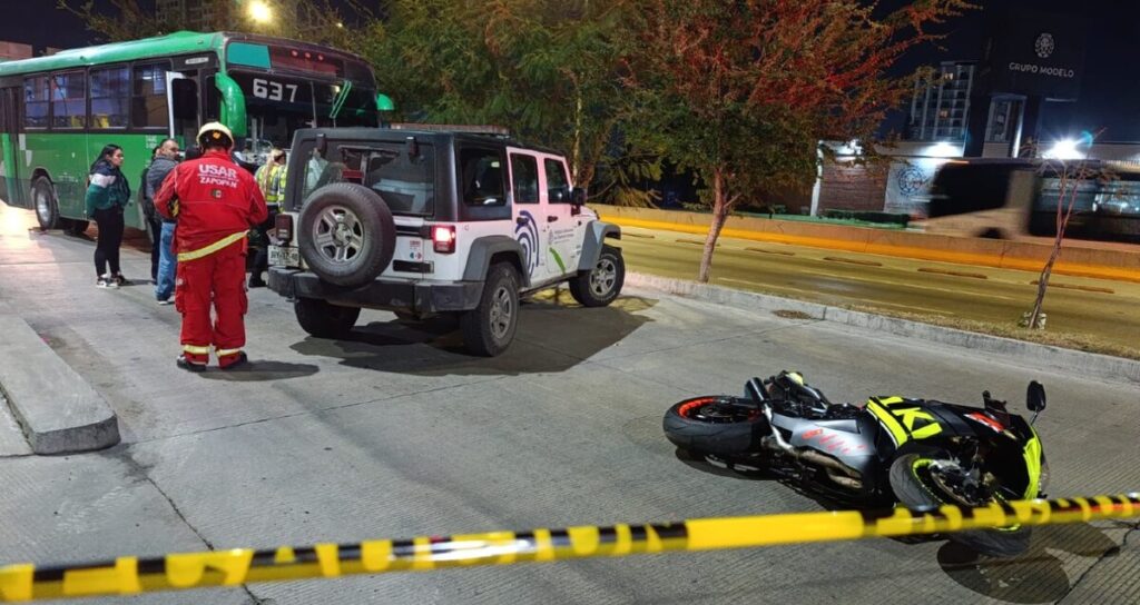 Trágico accidente: motociclista muere arrollado por camión en la ruta 637 de Zapopan