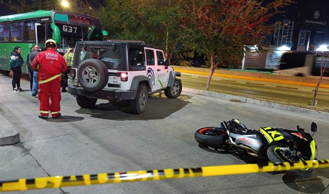 Trágico accidente: motociclista muere arrollado por camión en la ruta 637 de Zapopan
