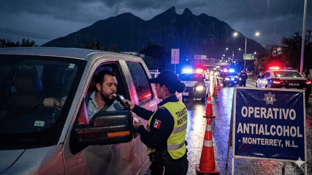 Multa por Conducir Ebrio en Monterrey: Costos y Consecuencias para Diciembre 2025