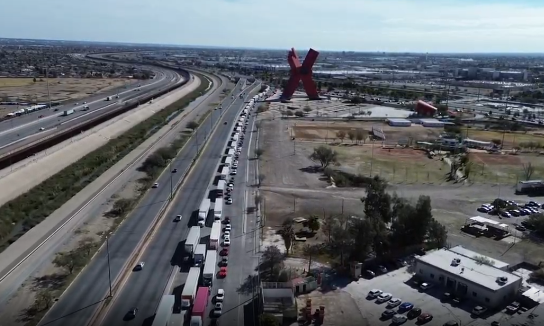 Bloqueos en Chihuahua Impactan el Comercio con EE.UU. a Raíz de la Ley de Aguas Nacionales