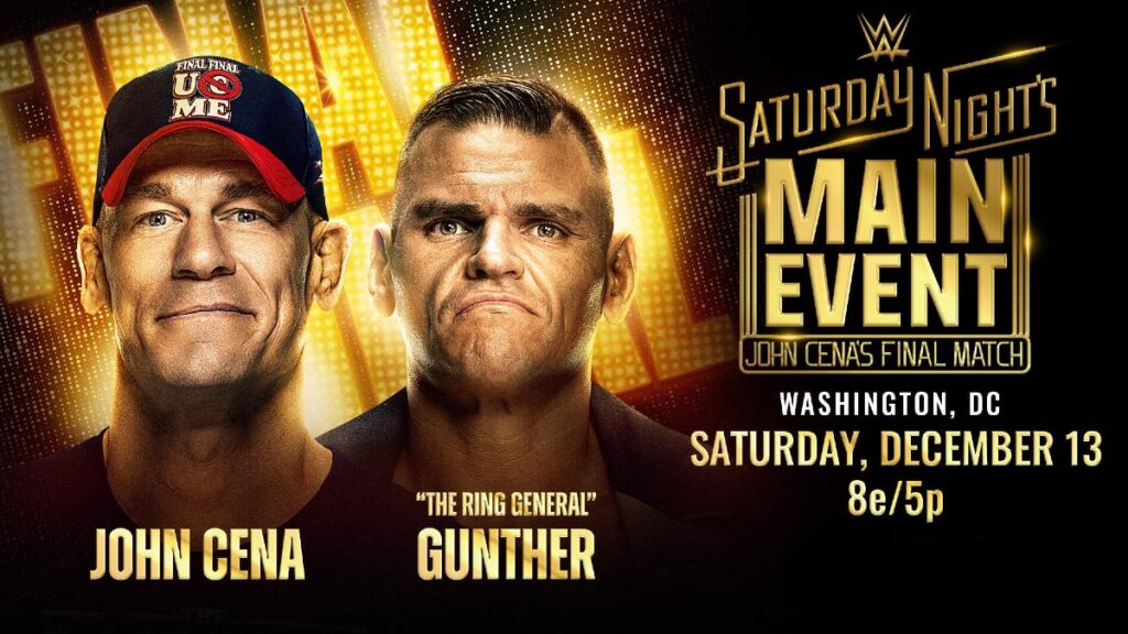 Gunther se enfrenta a John Cena: Fecha y lugar de la emocionante lucha