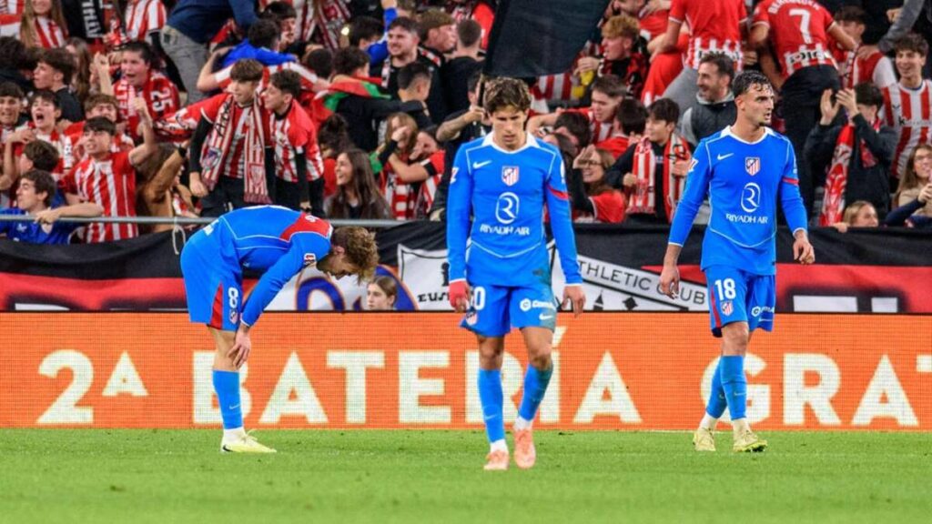 Crisis colchonera: El Atlético de Madrid sufre otra derrota en LaLiga ante el Athletic de Bilbao