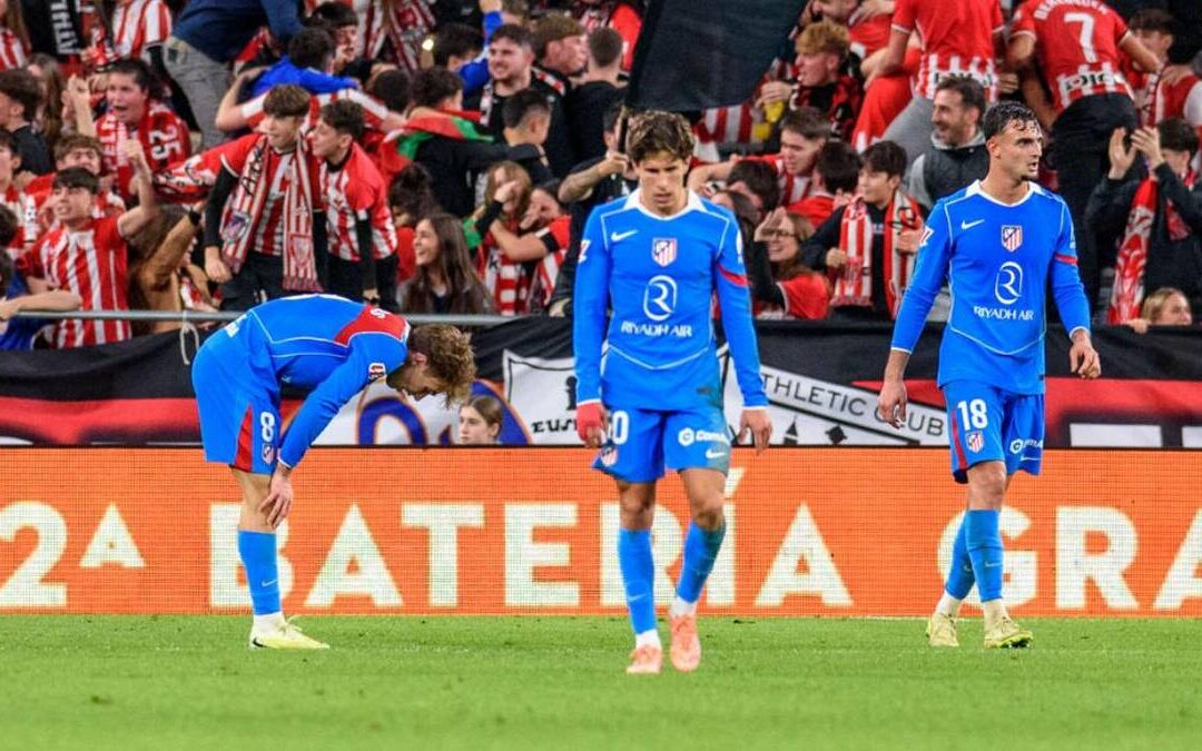 Crisis colchonera: El Atlético de Madrid sufre otra derrota en LaLiga ante el Athletic de Bilbao