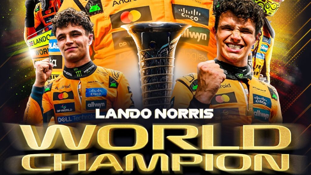 Lando Norris, nuevo monarca de la Fórmula 1: gana su primer campeonato mundial
