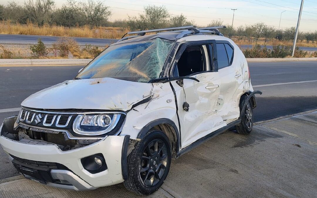Volcadura en la carretera El Esterito: Tres mujeres gravemente lesionadas