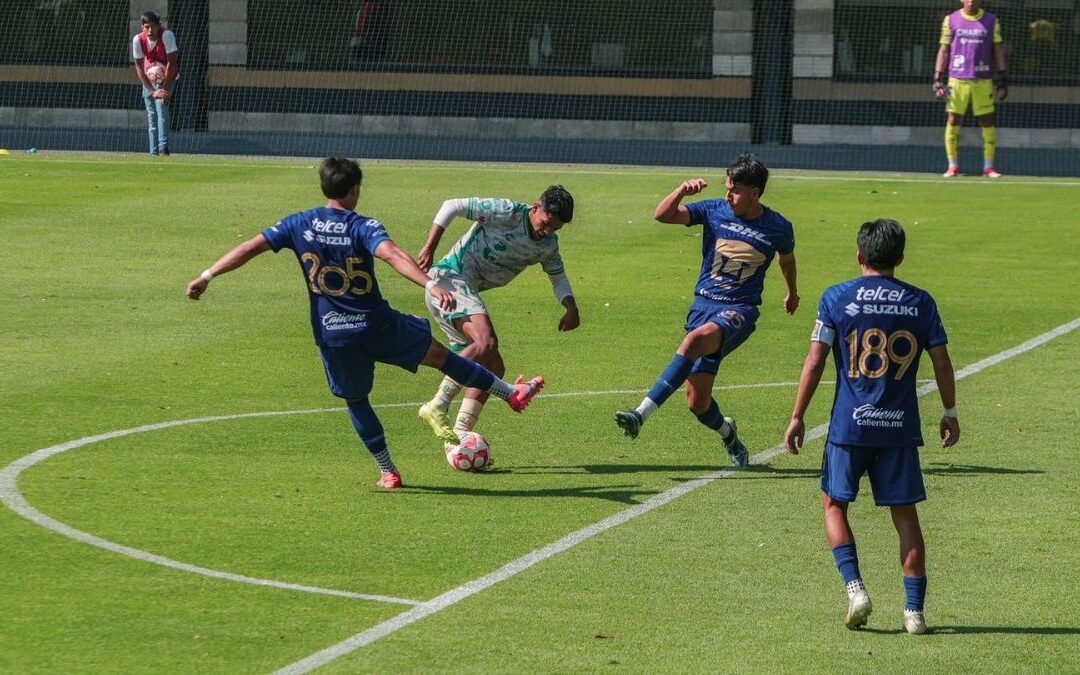 Santos se rinde ante Pumas en la ida de la final Sub 21